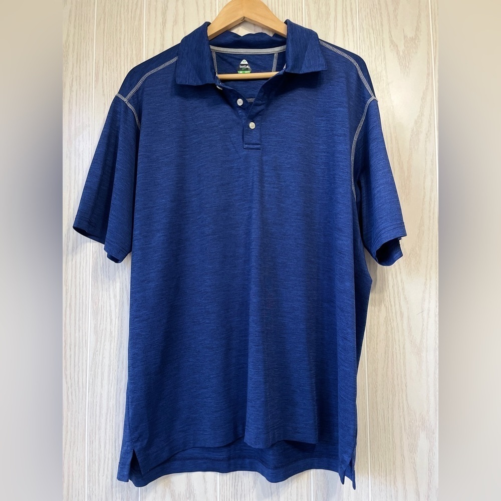 BOLLE' GOLF B TECH Men's Sz XL Blue Golf POLO Shirt - EUC